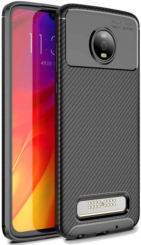 Alt View 14. SaharaCase - Prestige Series Case for Motorola moto z⁴ and z⁴ Play - Black.
