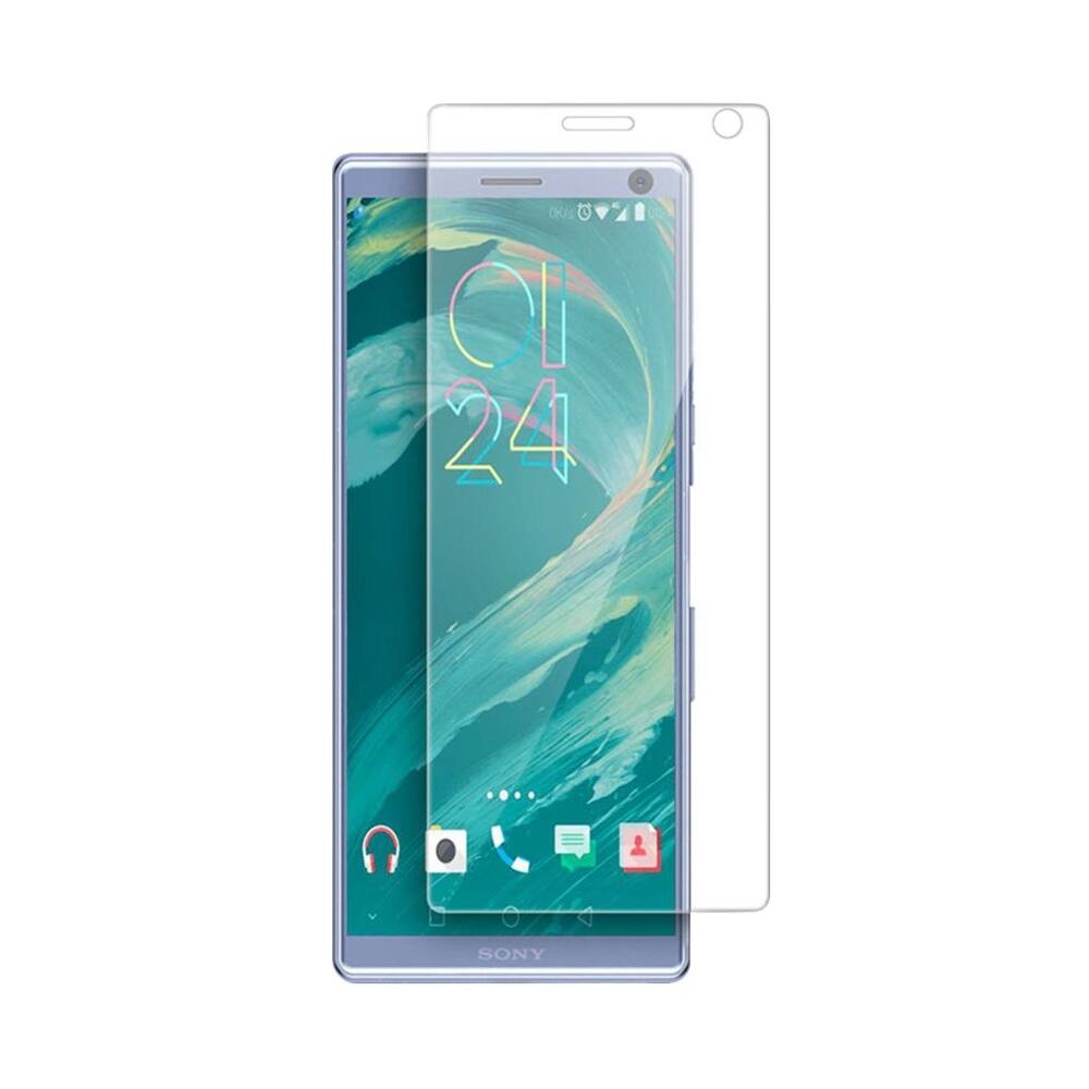 Angle. SaharaCase - ZeroDamage Glass Screen Protector for Sony XPERIA 10 Plus - Clear.
