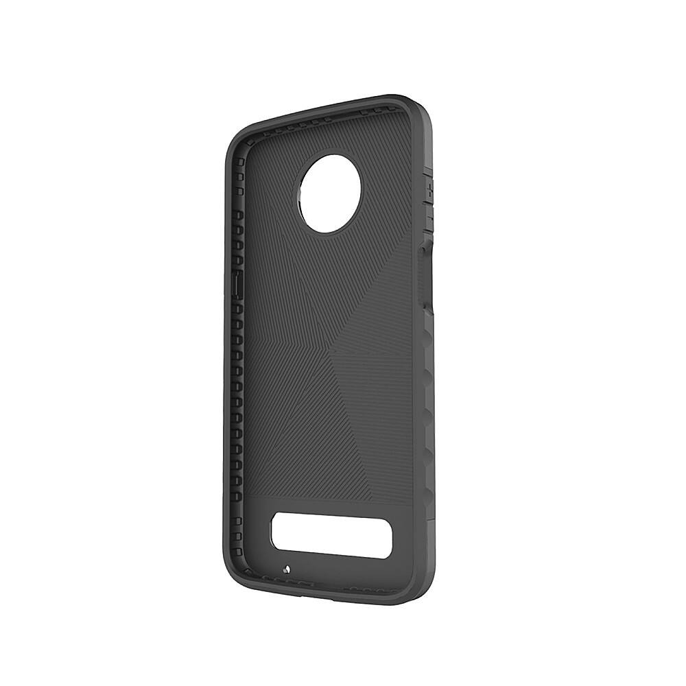Left. SaharaCase - Classic Protective Case for Motorola Moto Z3 Play - Black.