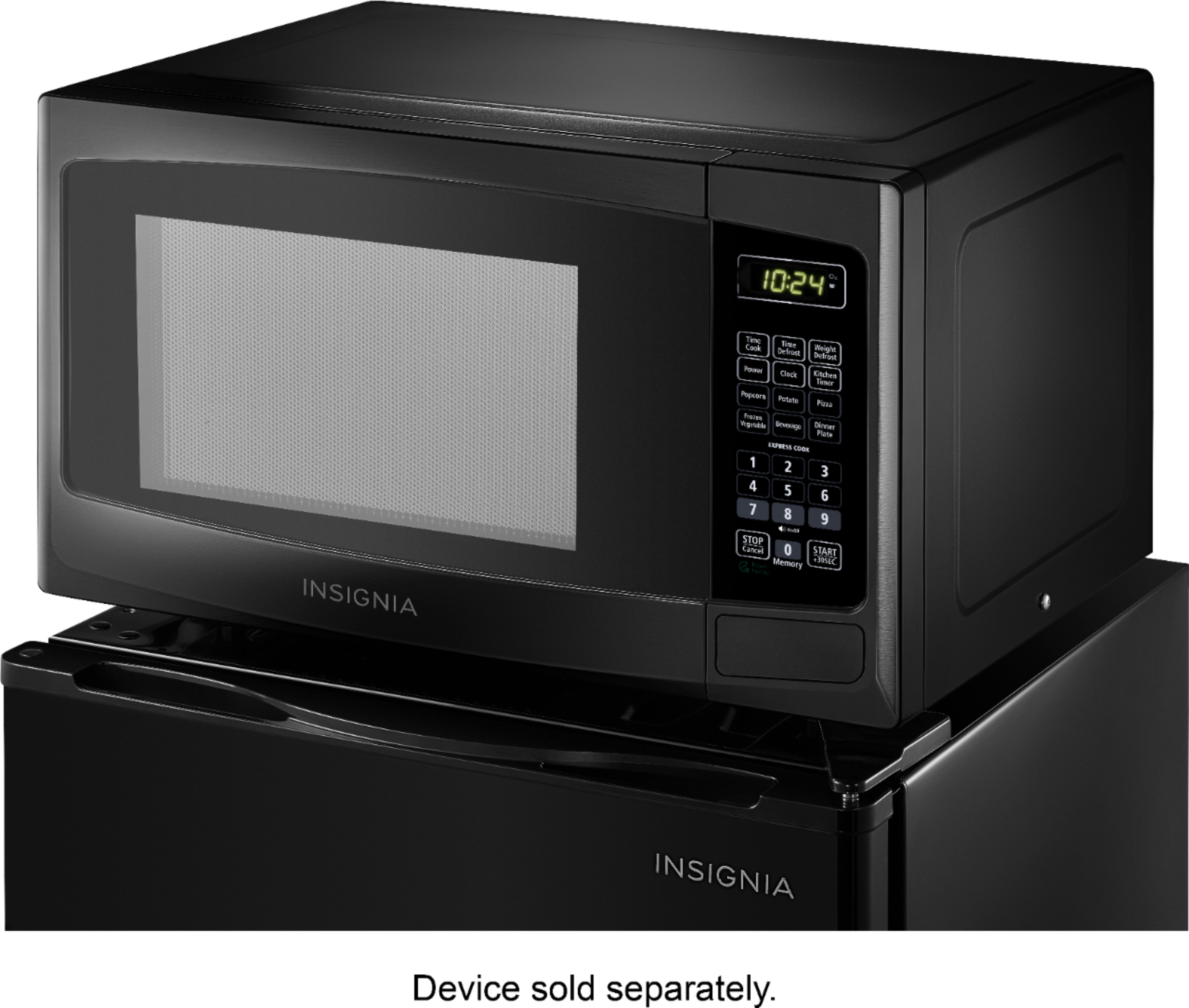 STAINLESS STEEL INSIGNIA MICROWAVE OVEN NS-MW09SS8 0.9 CU FT COMPACT  COUNTERTOP 600603217258