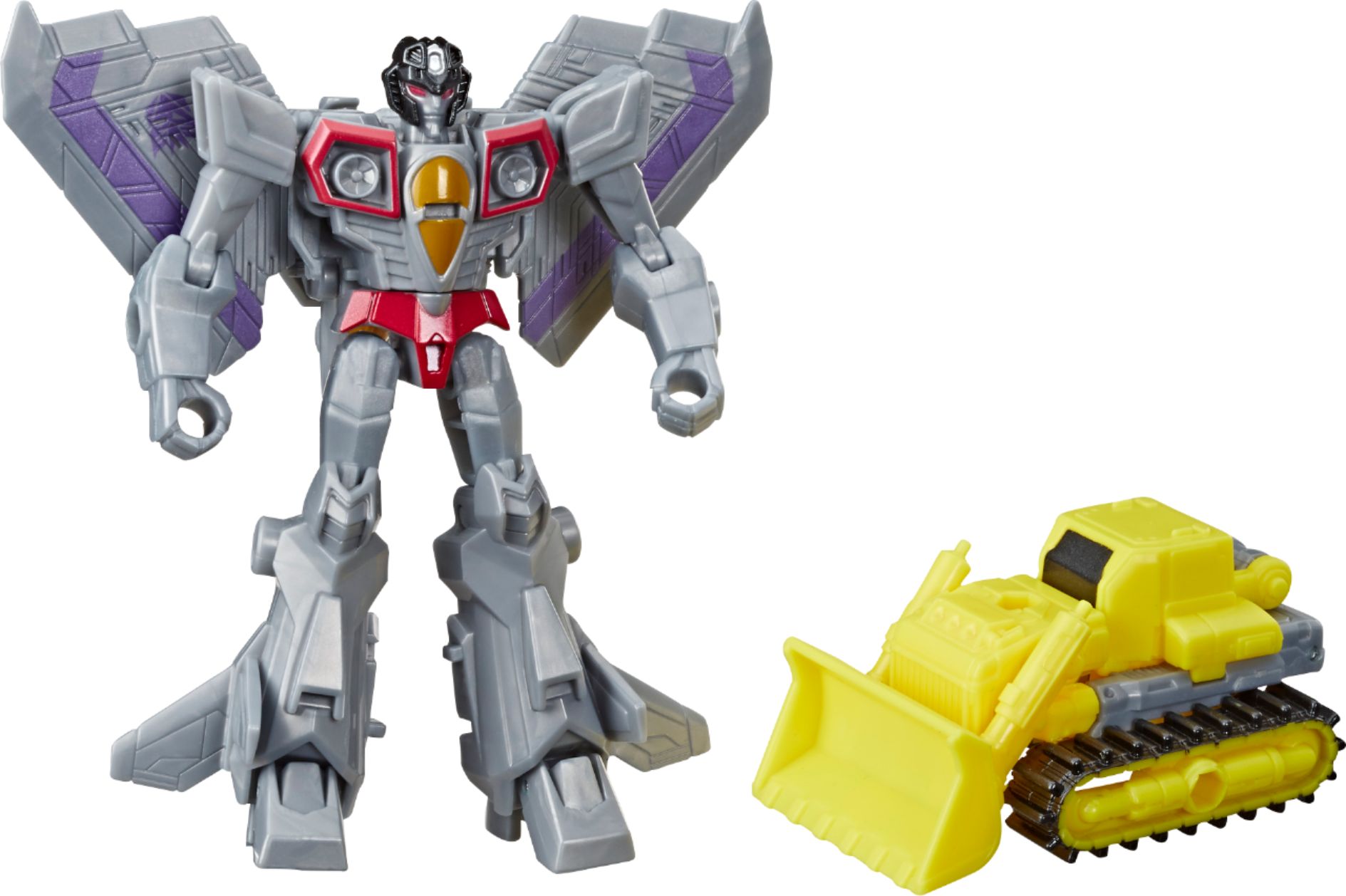 Hasbro - Transformers Cyberverse Spark Armor Starscream 4" Action Figure - Styles May Vary