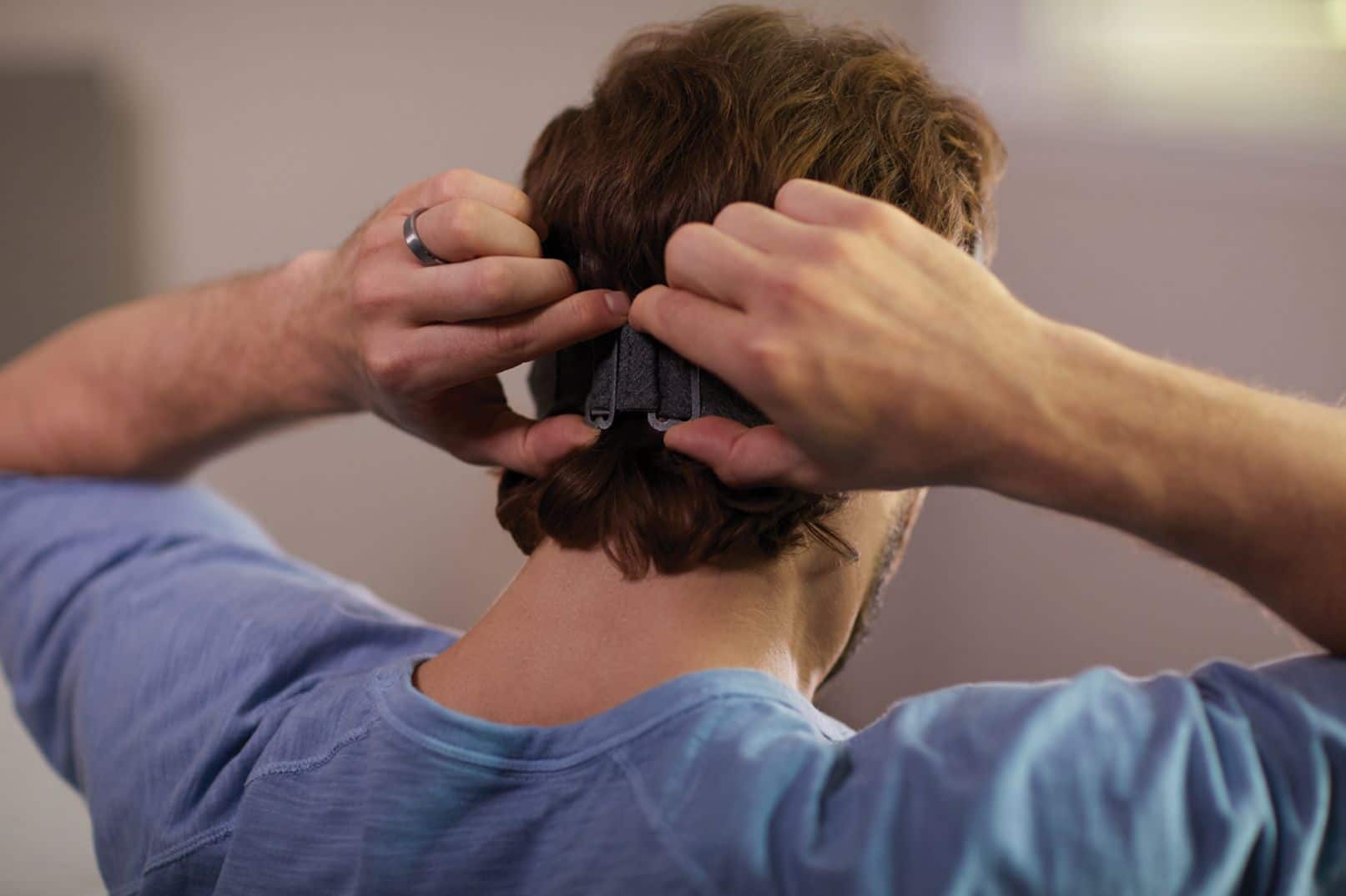 Alt View 15. Philips - SmartSleep Deep Sleep Headband (Medium) - Gray.