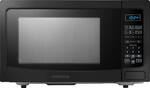 Insignia™ - 1.1 Cu. Ft. Microwave - Black - Front_Standard