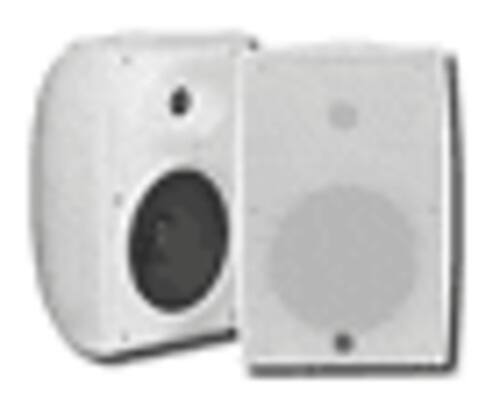 Athena Technologies - 2-Way Outdoor Speakers (Pair) - White-Front_Standard 