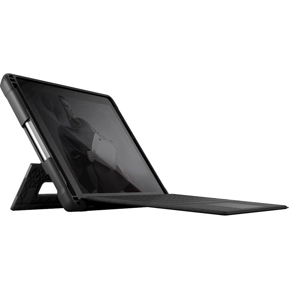 Angle. STM - Dux Case for Microsoft Surface Go and Go 2 - Black.