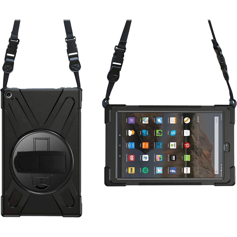 Alt View 11. SaharaCase - Protection Case for Amazon Kindle Fire HD 10 (2017/2019) - Black.