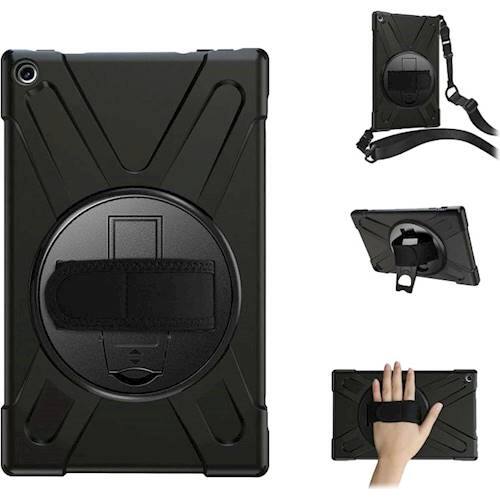 Alt View 17. SaharaCase - Protection Case for Amazon Kindle Fire HD 10 (2017/2019) - Black.
