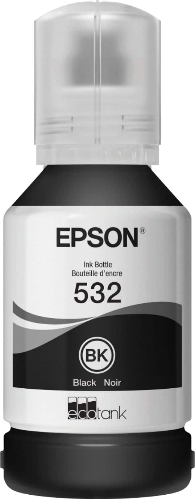 Epson EcoTank 532 Ink Bottle T532 ECOTANK PIGMENT INK BLK Best Buy