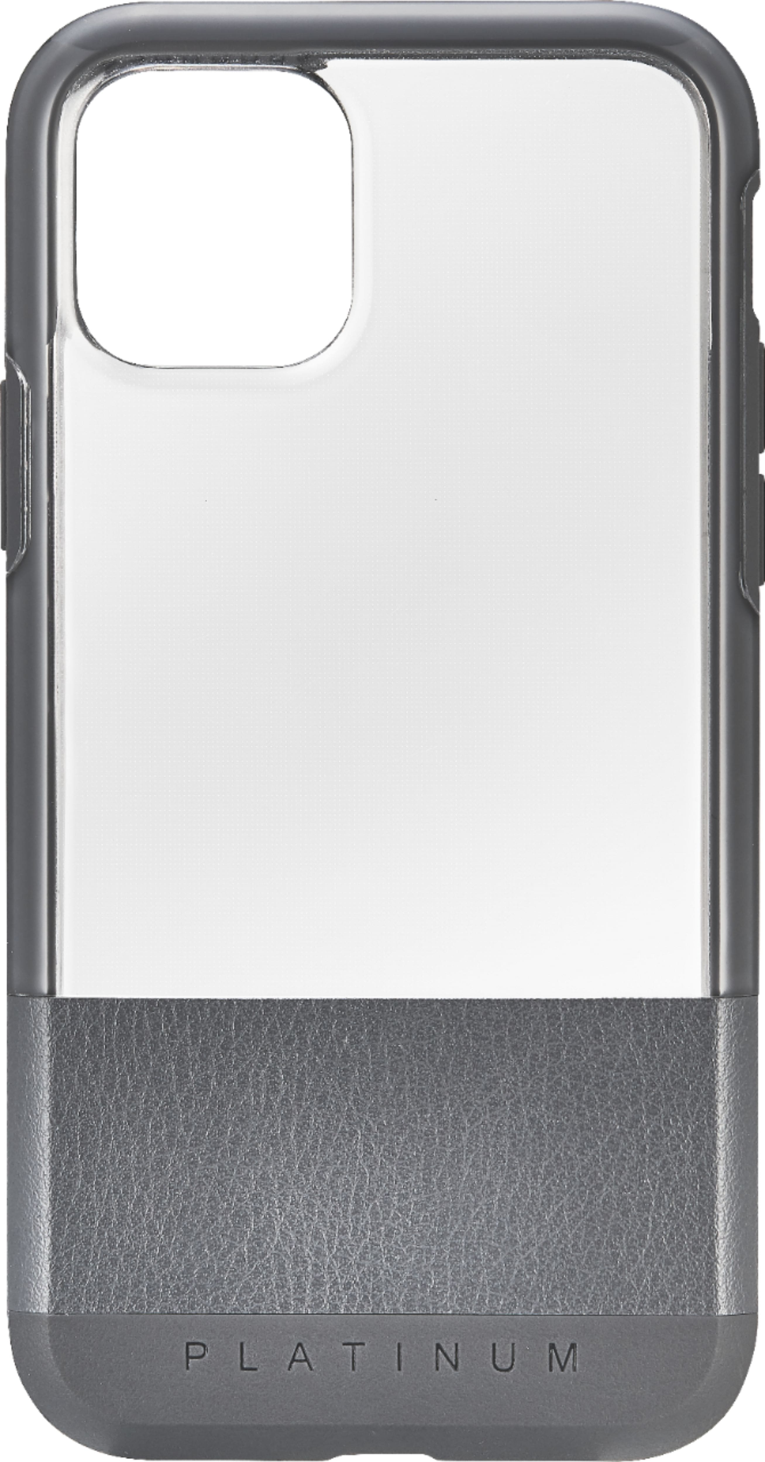 Best Buy Platinum™ Hard Shell Case for Apple® iPhone® 11 Pro Charcoal