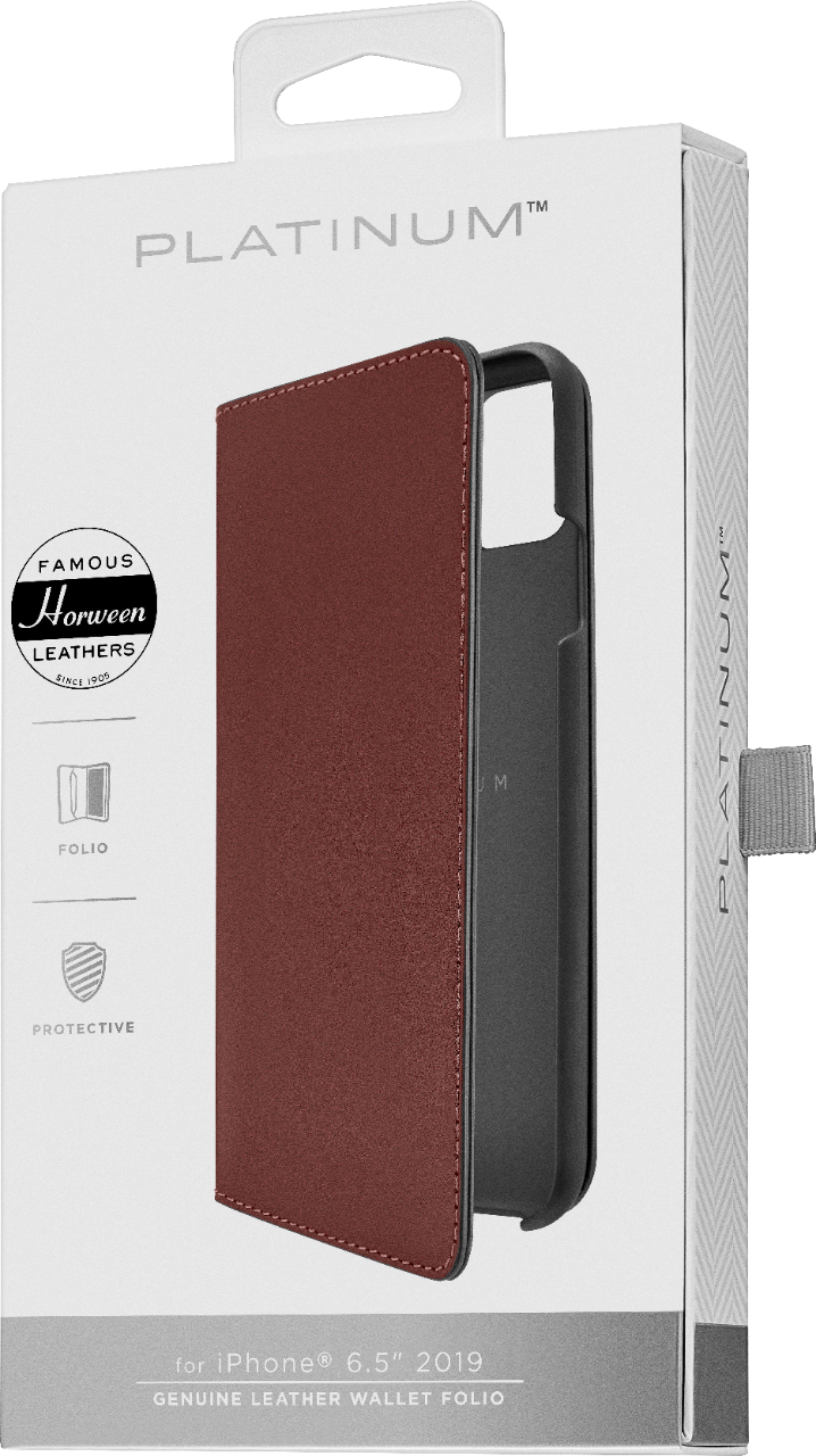 Best Buy: Platinum™ Leather Folio Case for Apple® iPhone® 11 Pro