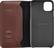 Alt View 3. Platinum™ - Leather Folio Case for Apple® iPhone® 11 Pro Max - Bourbon.
