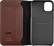 Alt View 3. Platinum™ - Leather Folio Case for Apple® iPhone® 11 - Bourbon.