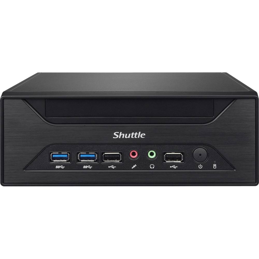 Shuttle - XPC Slim XH310R Barebone Desktop - Black