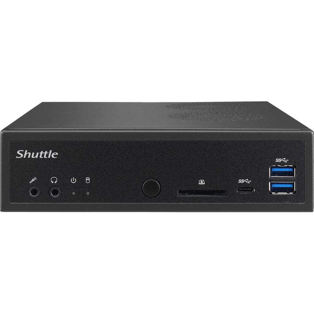 Shuttle - XPC Slim DH270 Barebone Desktop - Black