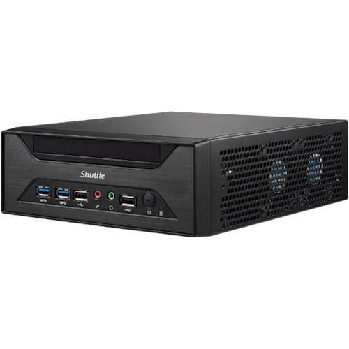 Left View: Shuttle - XPC Slim XH110 Barebone Desktop