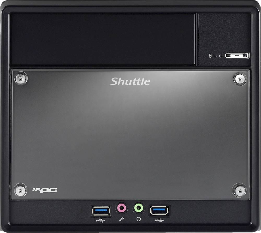 Shuttle - XPC Cube SH310R4 V2 Barebone Desktop - Black