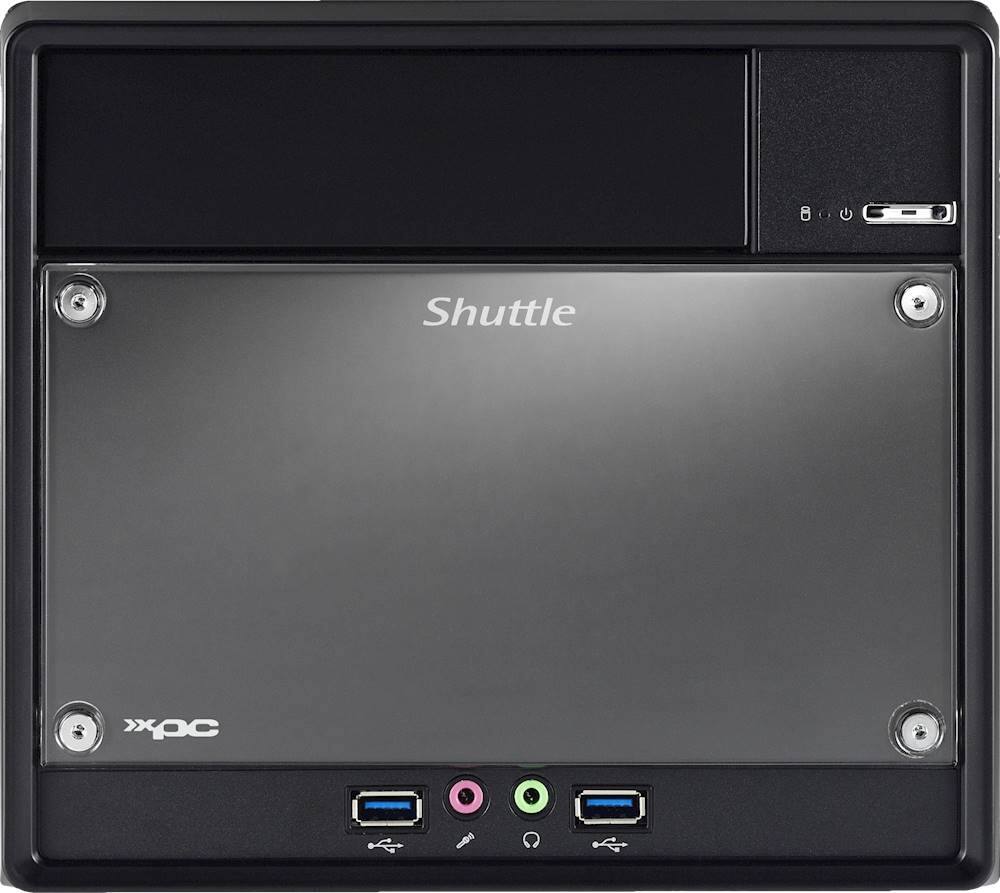 Alt View 11. Shuttle - XPC Cube SH310R4 V2 Barebone Desktop - Black.