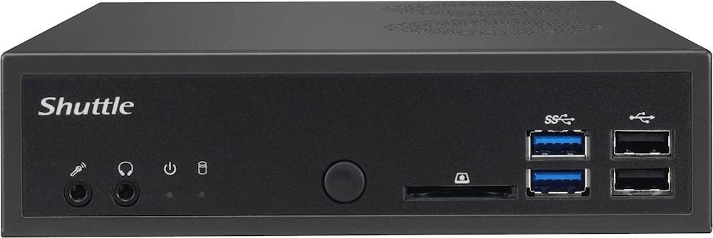 Shuttle - XPC Slim DH110SE Barebone Desktop - Black