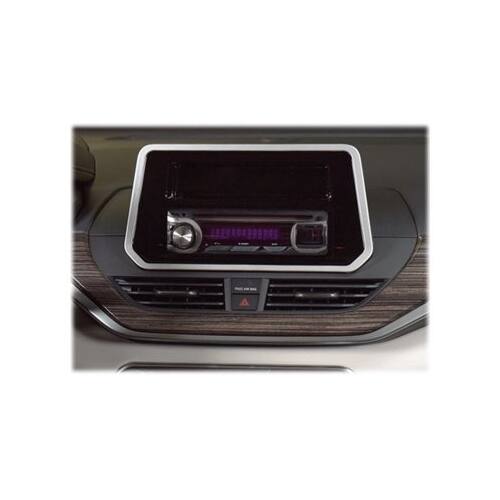 Alt View 11. Metra - Dash Kit for Select 2019-2023 Nissan Altima DIN - Silver/Gloss Black.