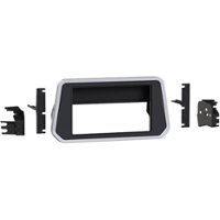 Metra - Dash Kit for Select 2019-2023 Nissan Altima DDIN - Silver/Gloss Black - Front_Zoom