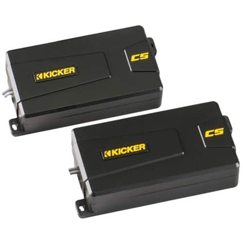 Alt View 11. KICKER - CS Series 6" x 9" 2-Way Car Speakers with Polypropylene Cones (Pair) - Black.