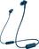 Front. Sony - WI-XB400 Wireless In-Ear Headphones - Blue.