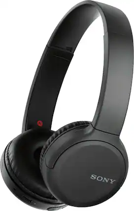 Angle. Sony - WH-CH510 Wireless On-Ear Headphones - Black.