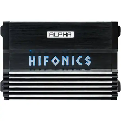 Hifonics - ALPHA 800W Class D Bridgeable Multichannel Amplifier with Variable Crossovers - Black