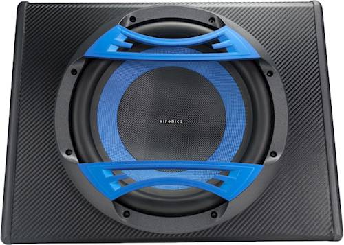 spansk dynasti Giv rettigheder Hifonics Alpha 12" Single-Voice-Coil Loaded Subwoofer Enclosure with  Integrated Amp Blue/Black HA112A - Best Buy