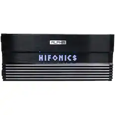 Front. Hifonics - ALPHA 2000W Class D Digital Mono Amplifier with Variable Low-Pass Crossover - Black.