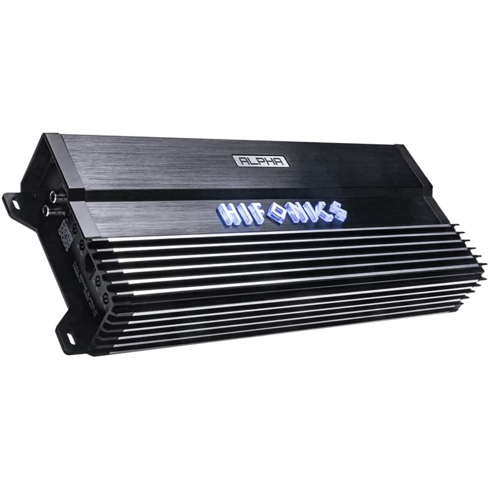 Alt View 11. Hifonics - ALPHA 2000W Class D Digital Mono Amplifier with Variable Low-Pass Crossover - Black.