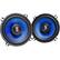 Alt View 11. Hifonics - Alpha 5-1/4" 2-Way Car Speakers with Woven Glass Fiber Composite Cones (Pair) - Blue/Black.