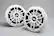 Front. MB Quart - NAUTIC 6-1/2" 2-Way Marine Speakers with Composite Polypropylene Cones (Pair) - White.