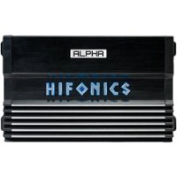 Hifonics - ALPHA 1200W Class D Bridgeable Multichannel Amplifier with Variable Crossovers - Black - Front_Zoom