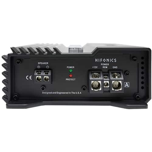 Alt View 13. Hifonics - ALPHA 1200W Class D Digital Mono Amplifier with Variable Low-Pass Crossover - Black.