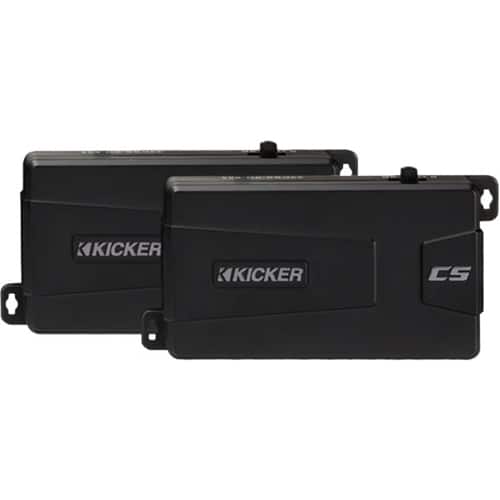 Alt View 11. KICKER - CS Series 6" x 8" 2-Way Car Speakers with Polypropylene Cones (Pair) - Black.