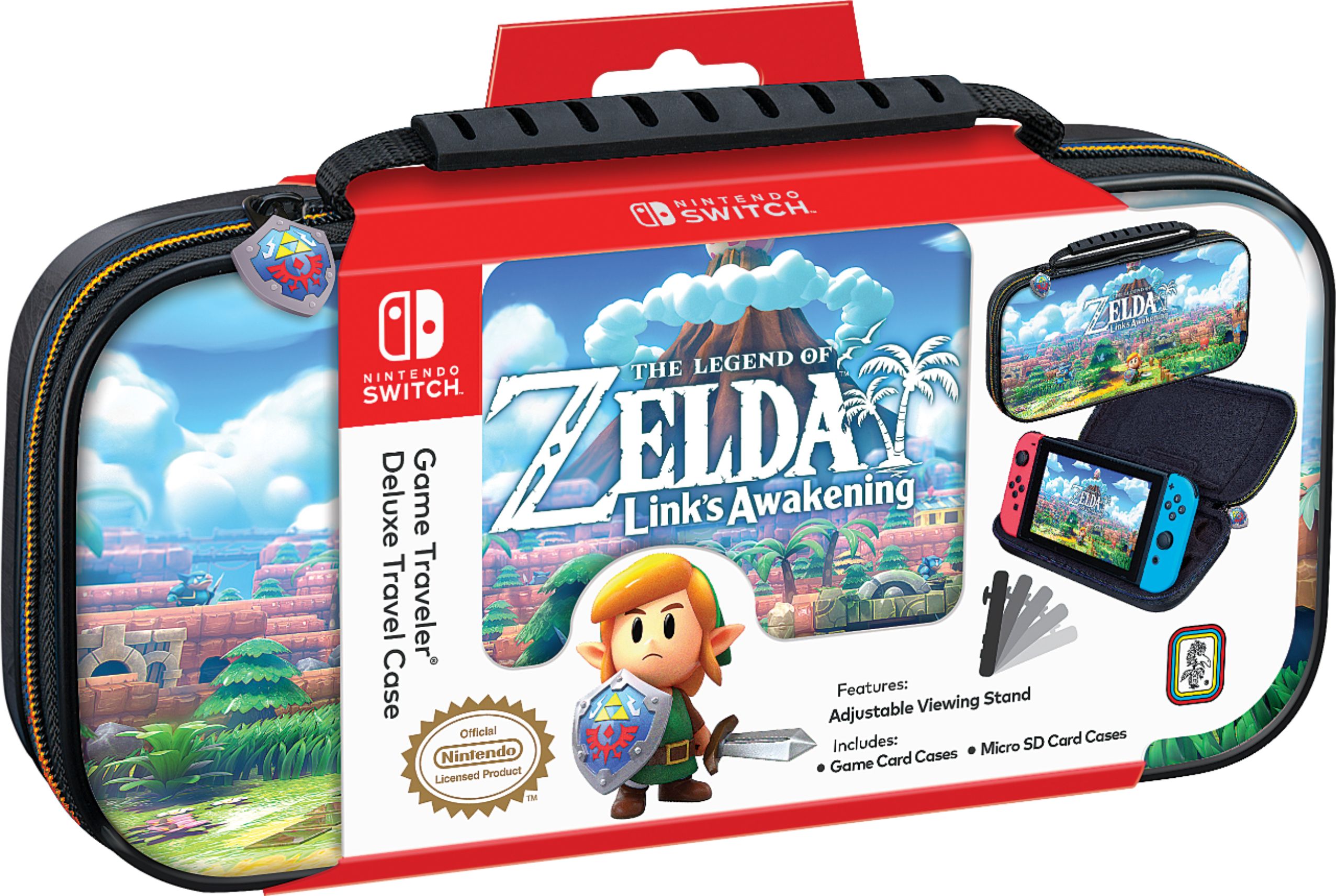Best Buy: RDS Industries Game Traveler Deluxe Travel Case for Nintendo  Switch Legend of Zelda: Link\'s Awakening NNS47