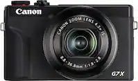 Canon - PowerShot G7 X Mark III 20.1-Megapixel Digital Camera - Black - Front_Zoom