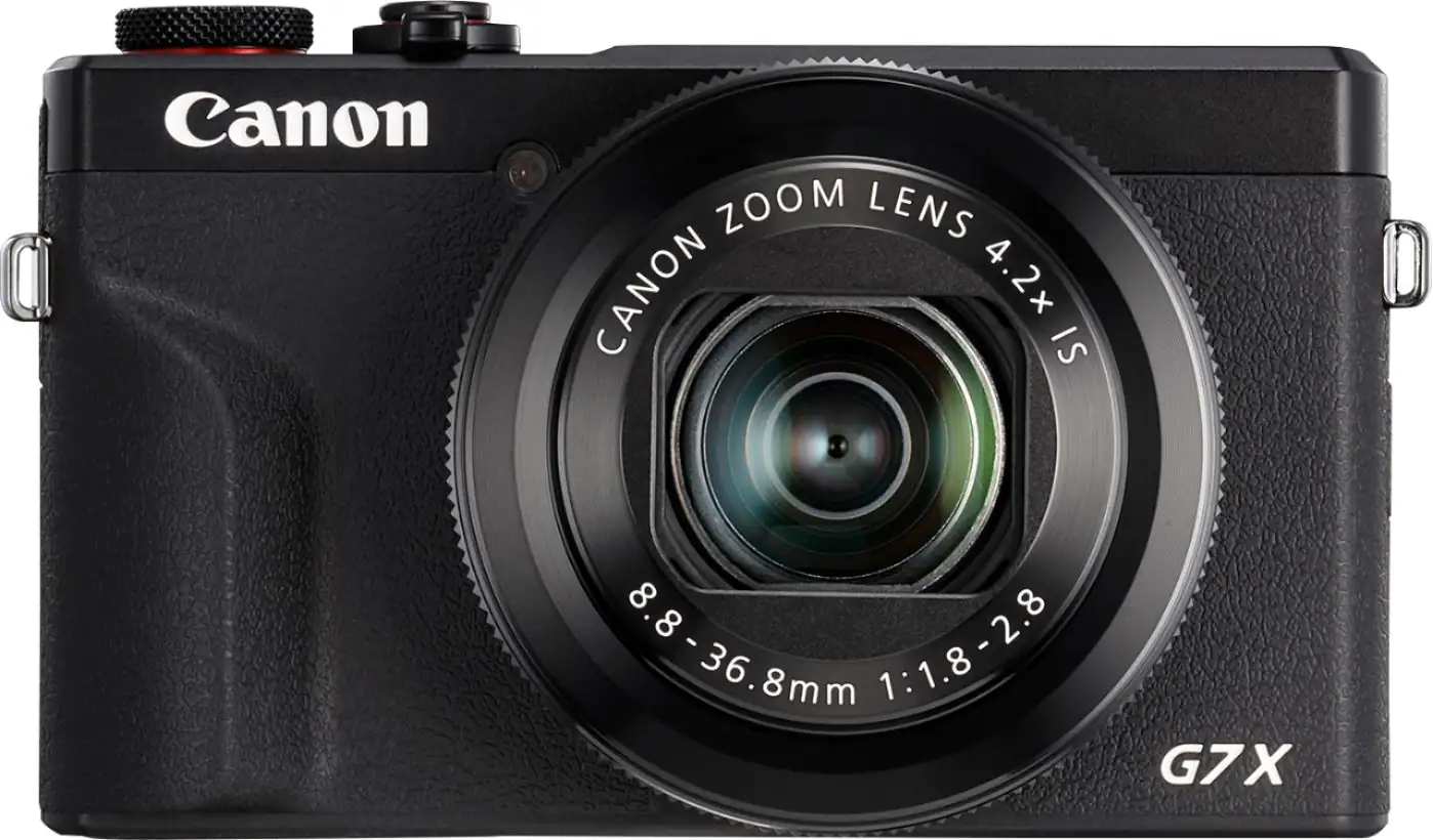 Front. Canon - PowerShot G7 X Mark III 20.1-Megapixel Digital Camera - Black.