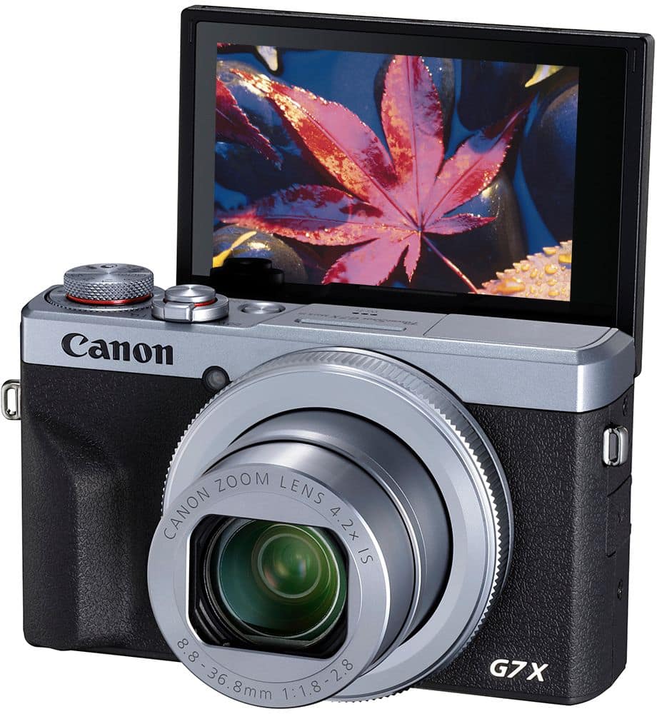 Alt View 2. Canon - PowerShot G7 X Mark III 20.1-Megapixel Digital Camera - Silver.
