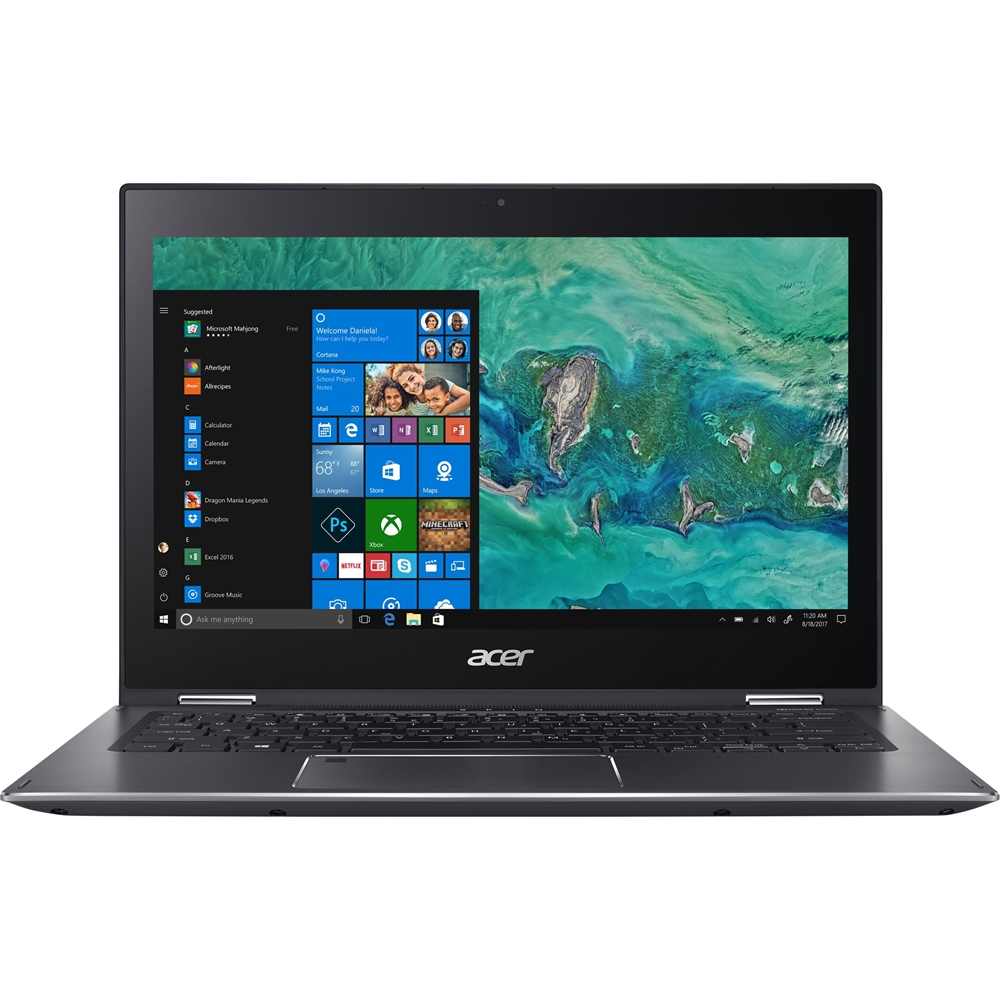 Acer - Spin 5 2-in-1 13.3" Touch-Screen Laptop - Intel Core i5 - 8GB Memory - 256GB Solid State Drive - Steel Gray