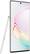 Angle. Samsung - Galaxy Note10 with 256GB Memory Cell Phone (Unlocked) - Aura White.