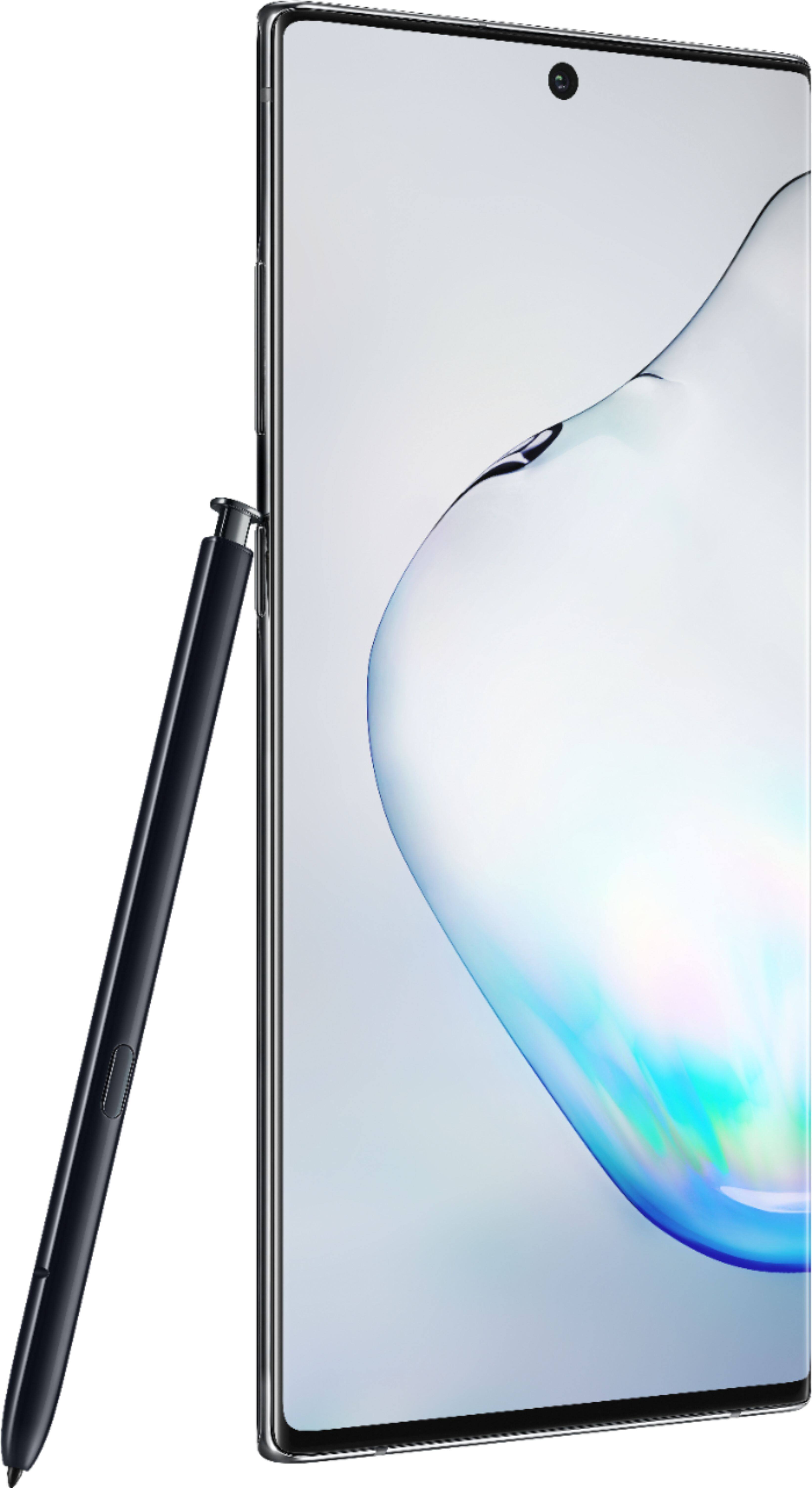 Angle. Samsung - Galaxy Note10+ with 256GB Memory Cell Phone (Unlocked).