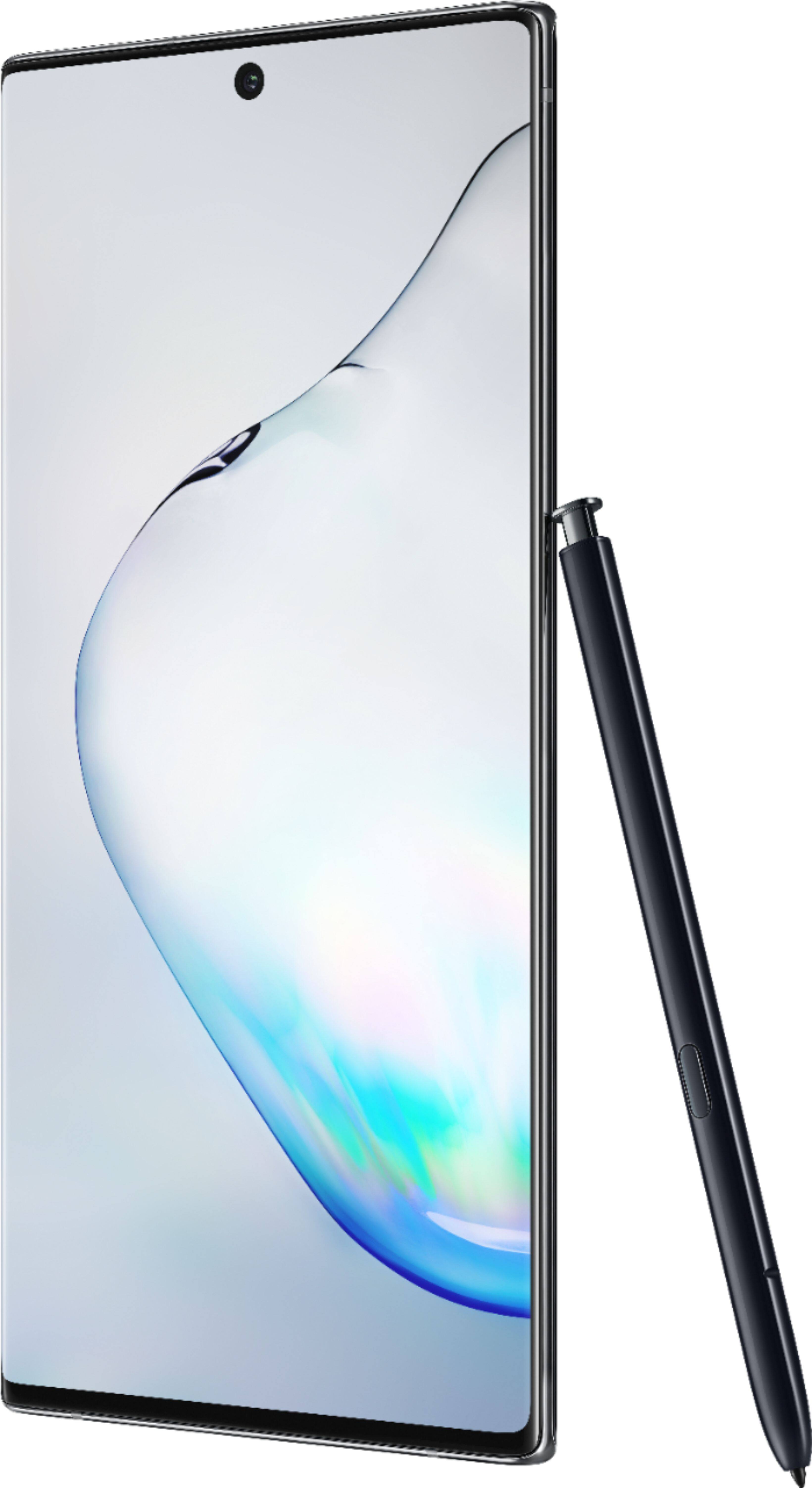 Left. Samsung - Galaxy Note10+ with 256GB Memory Cell Phone (Unlocked).