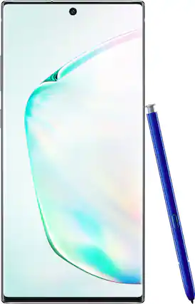Front. Samsung - Galaxy Note10+ with 256GB Memory Cell Phone (Unlocked).