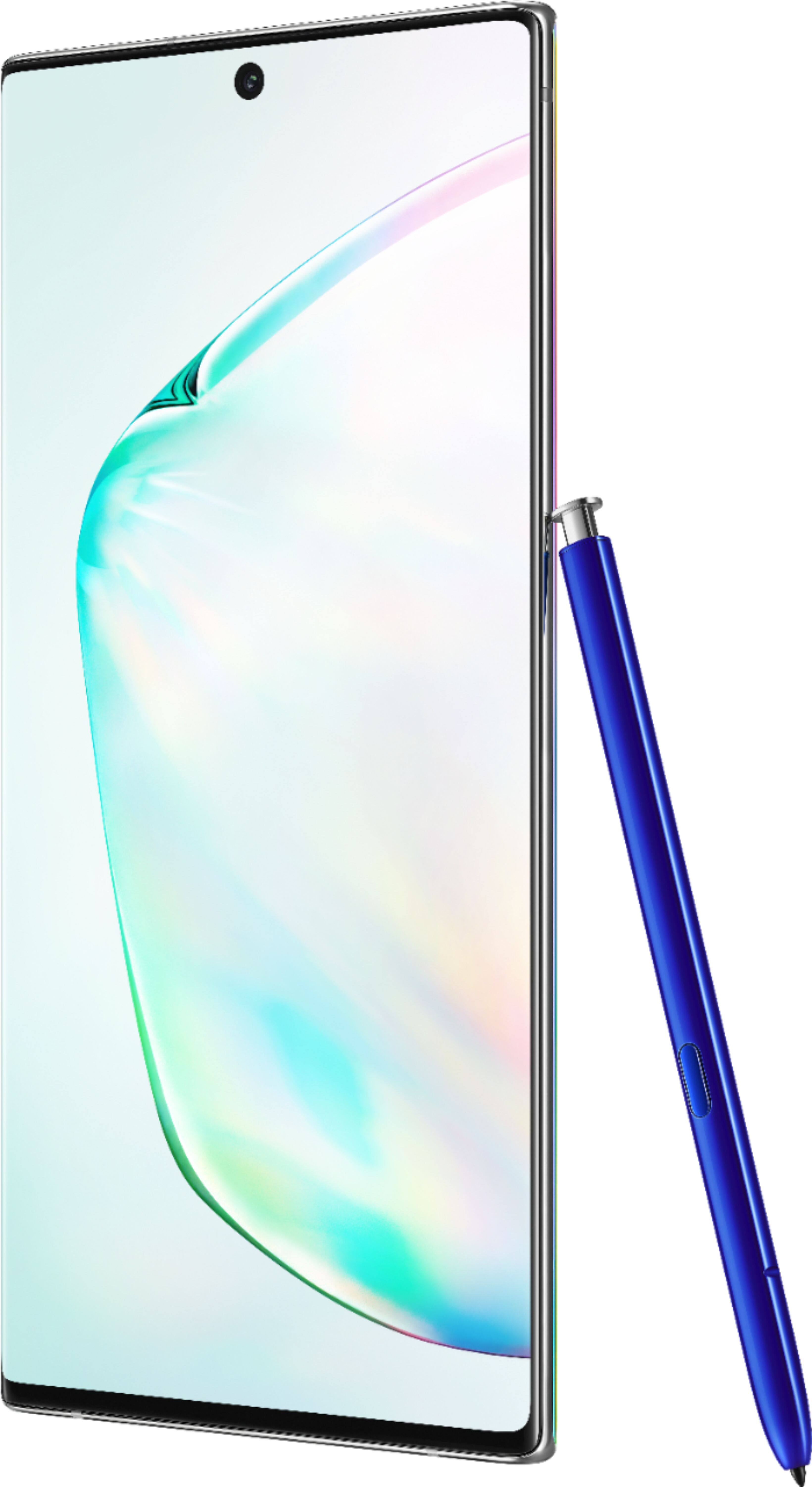 Left. Samsung - Galaxy Note10+ with 256GB Memory Cell Phone (Unlocked).