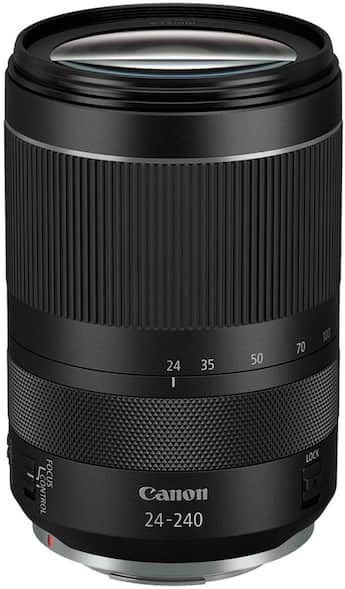 Canon RF24 240mm F4 6.3 IS USM Standard Zoom Lens for EOS R Series Canon RF24 240mm F4 6.3 IS USM Standard Zoom Lens for EOS R Series