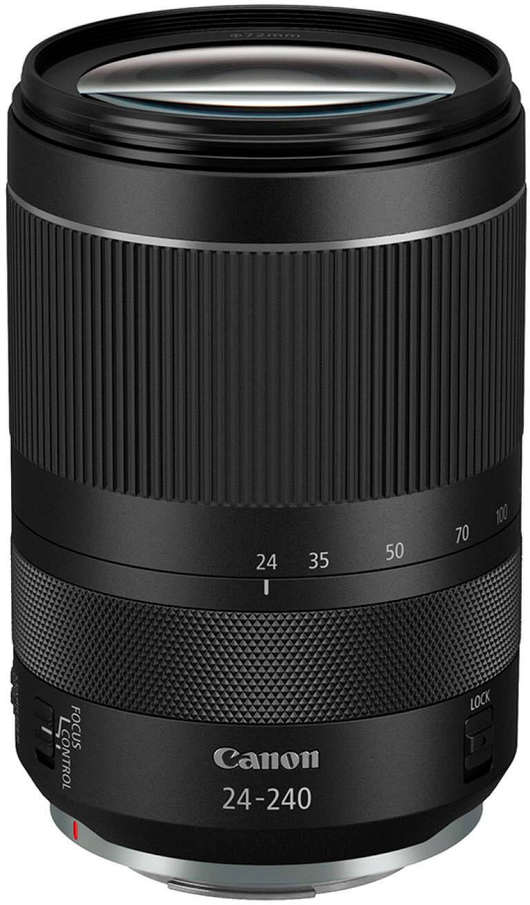Back. Canon - RF24-240mm F4-6.3 IS USM Standard Zoom Lens for EOS R-Series Cameras - Black.