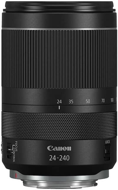 Canon RF24 240mm F4 6.3 IS USM Standard Zoom Lens for EOS R Series Canon RF24 240mm F4 6.3 IS USM Standard Zoom Lens for EOS R Series