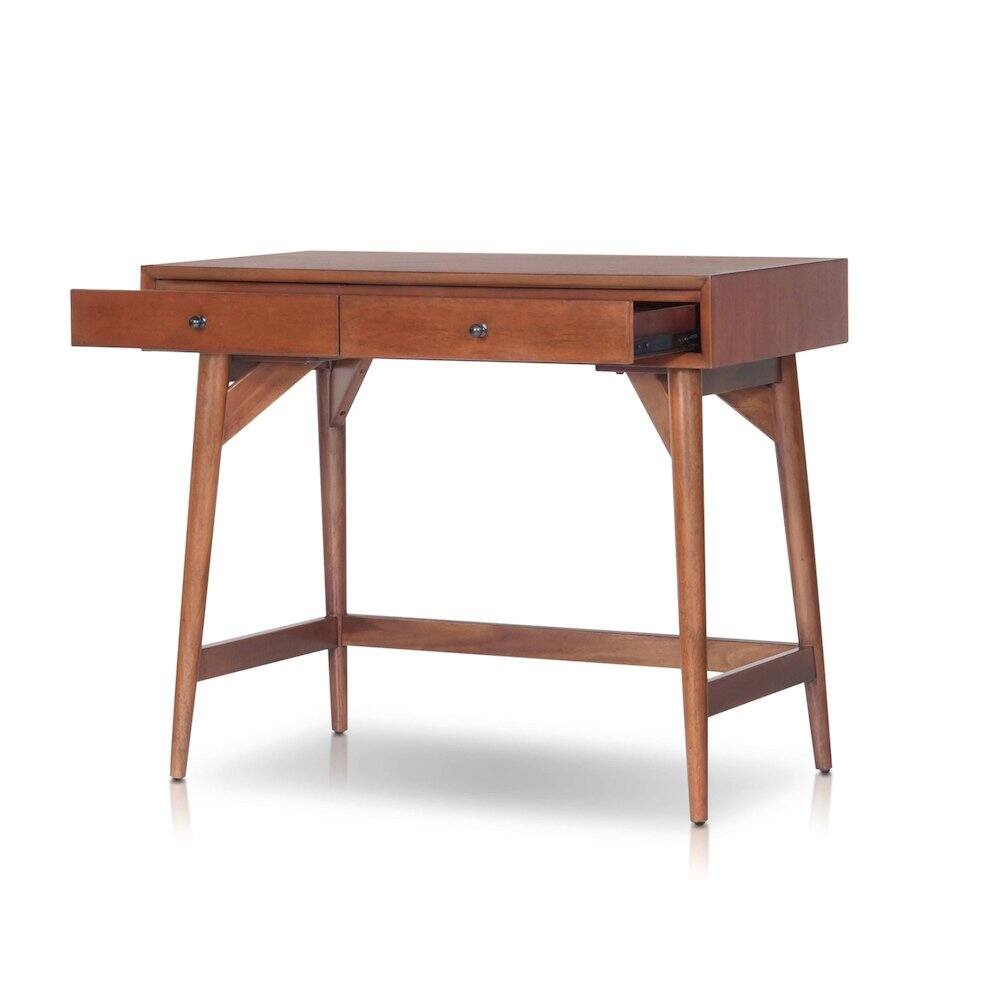Left. Alpine Furniture - Flynn Mini Desk - Chestnut.
